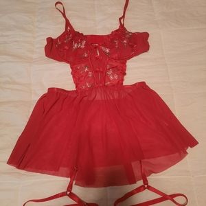 Red lingerie